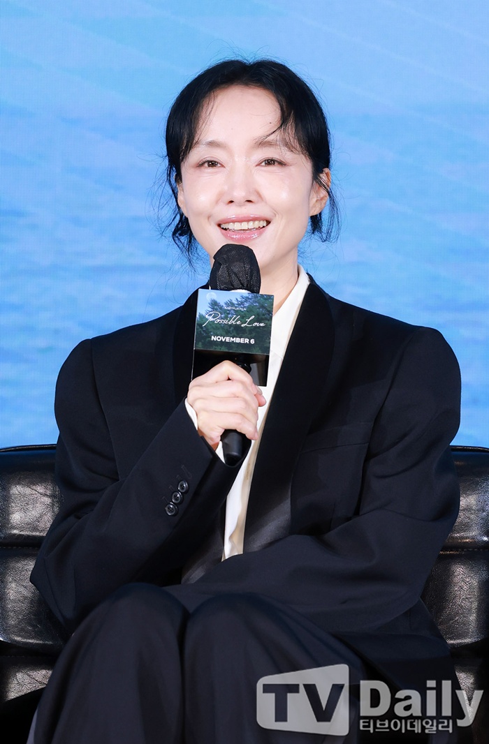 영화 가능한 사랑 제작발표회, 전도연